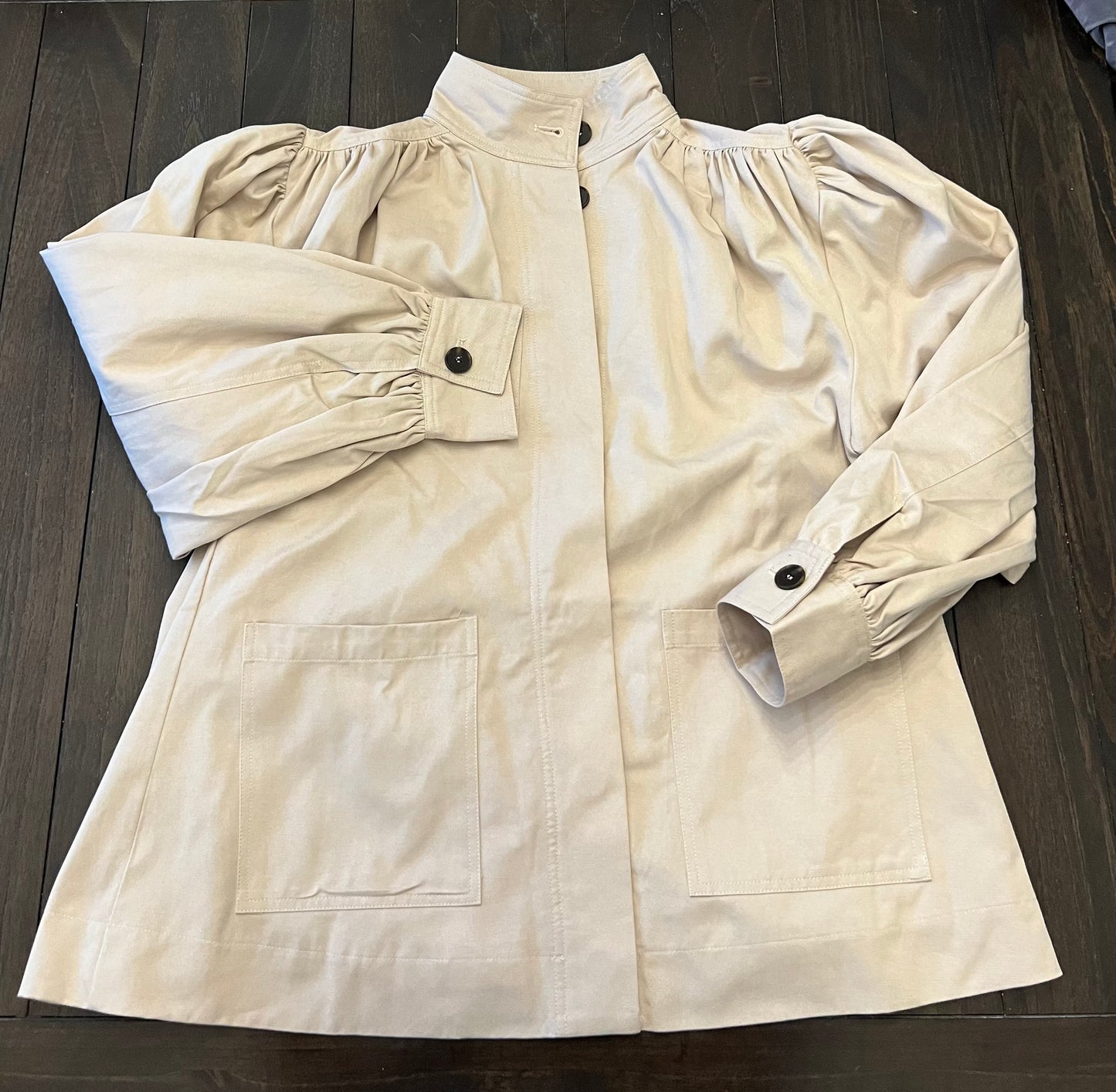 Tencel Mock Neck Jacket