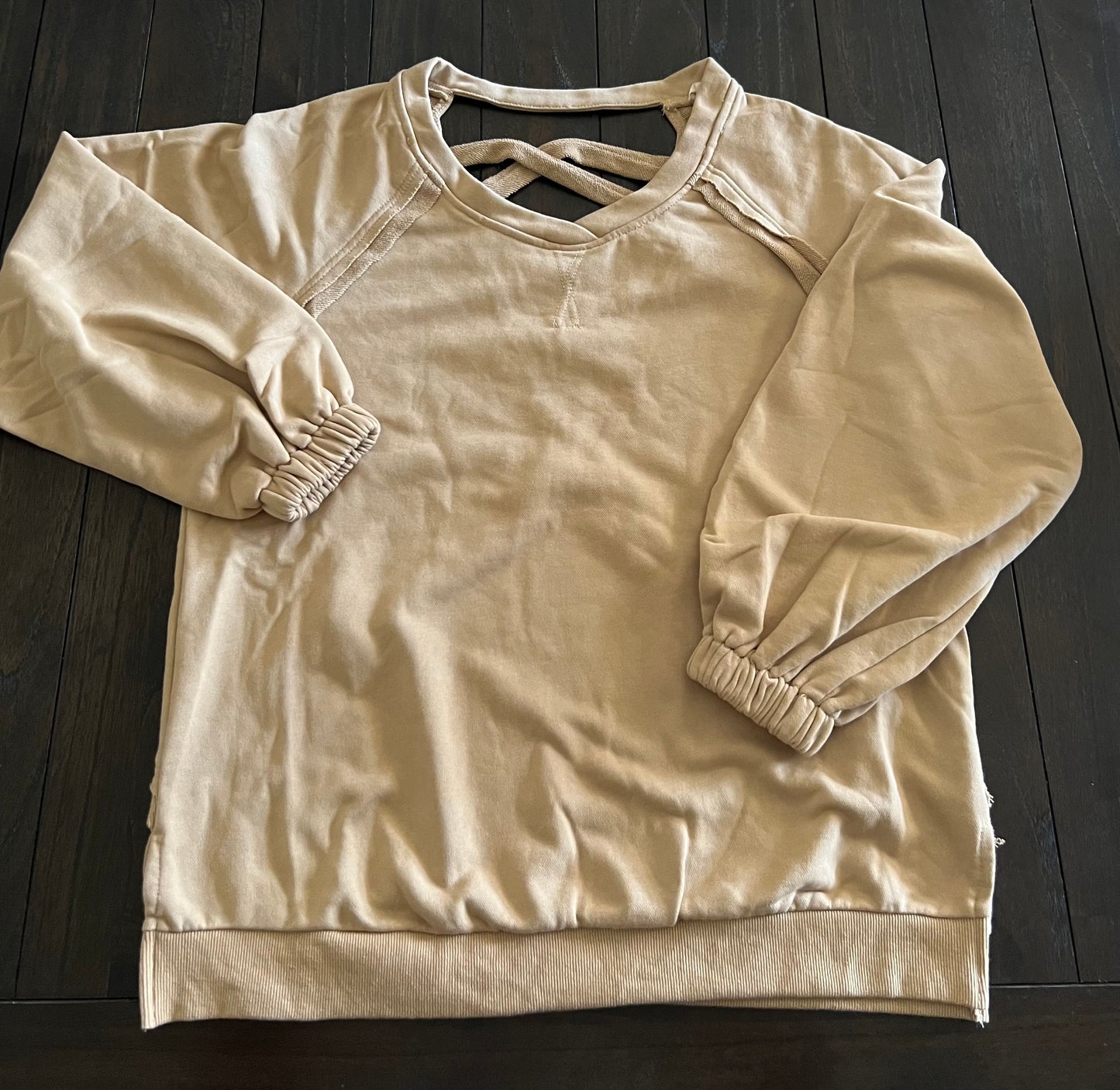Balloon Sleeve Sweatshirt