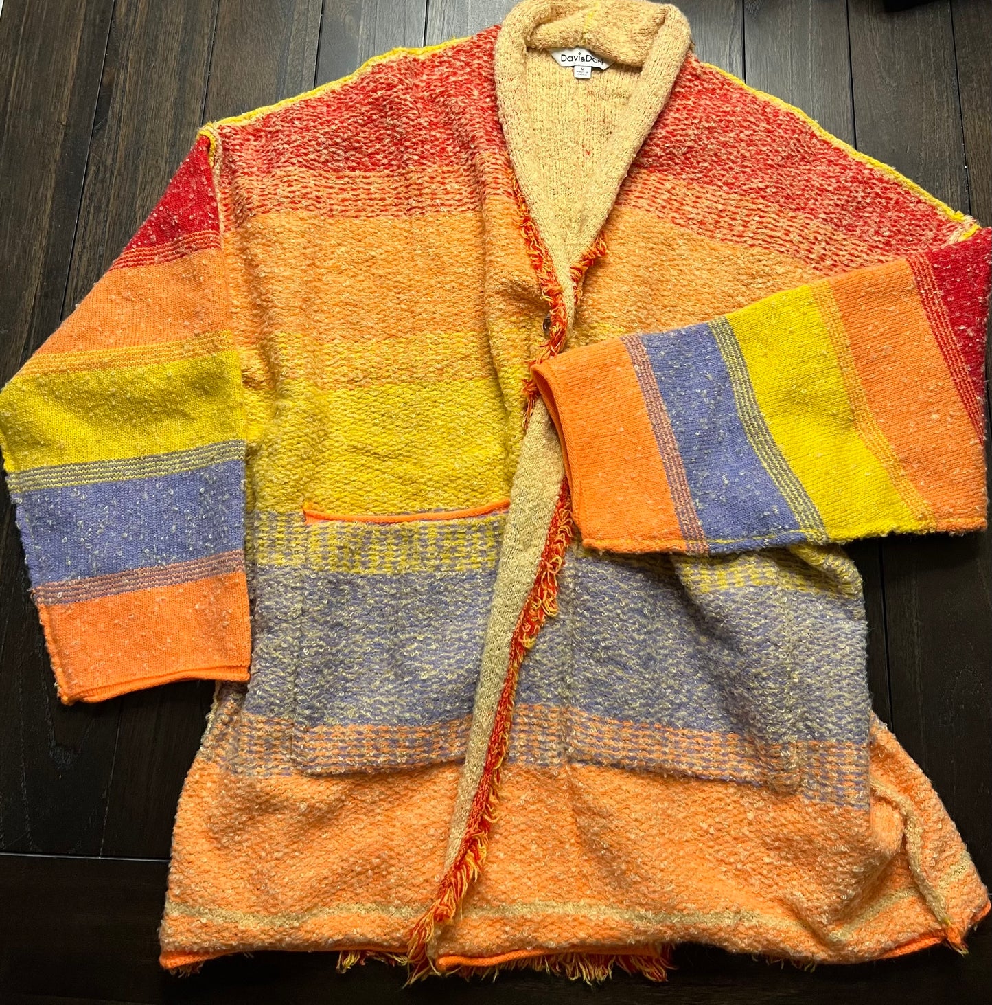 Color Block Cardigan