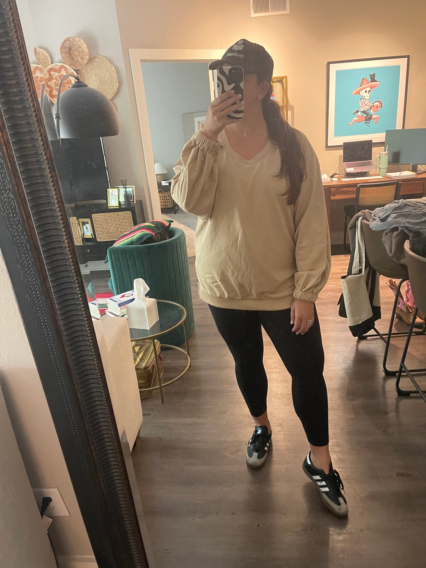 Balloon Sleeve Sweatshirt