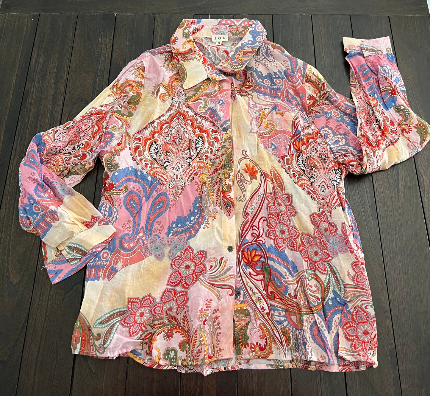 Paisley Button Down