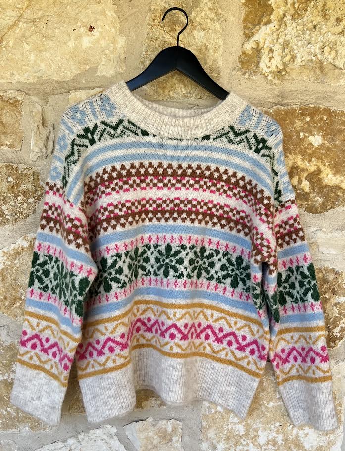Multi Color Holiday Sweater