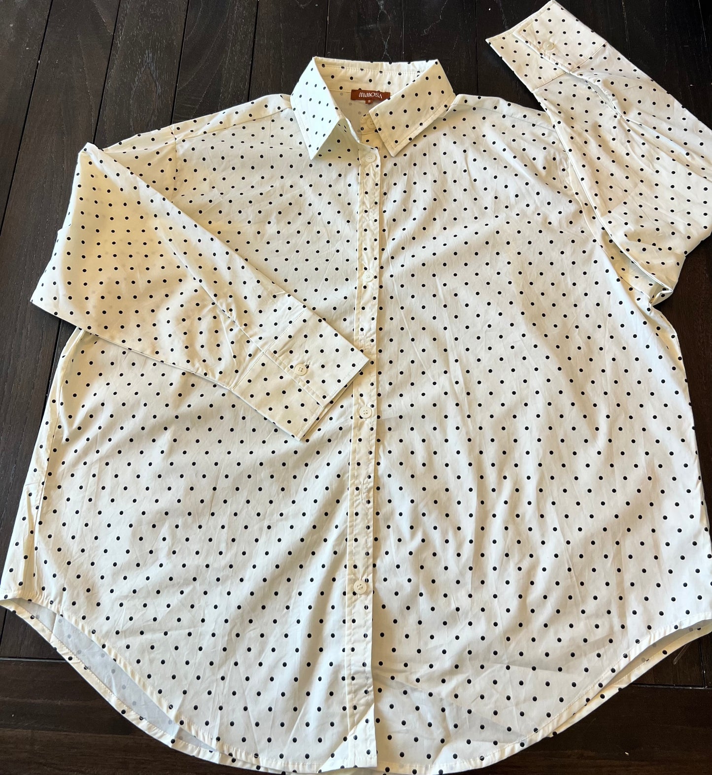 Polka Dot Button Down Shirt