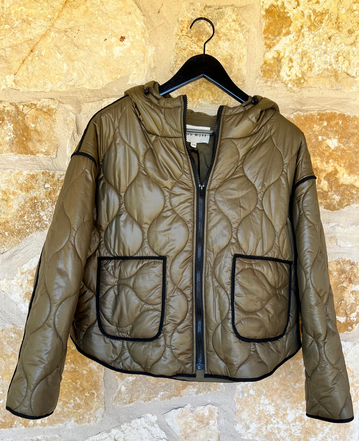 Army Green Quilted Jacket
