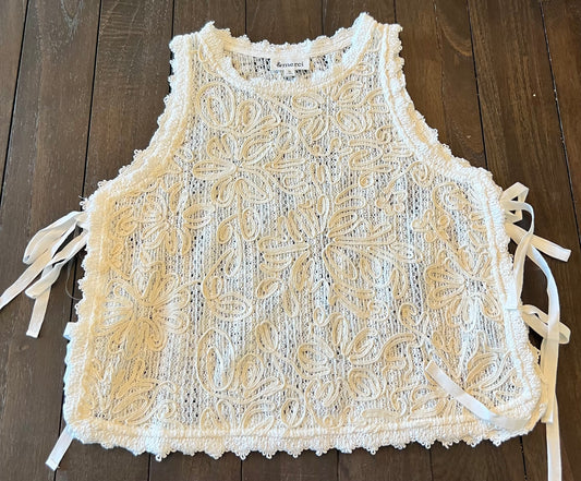 Floral Crochet Tank