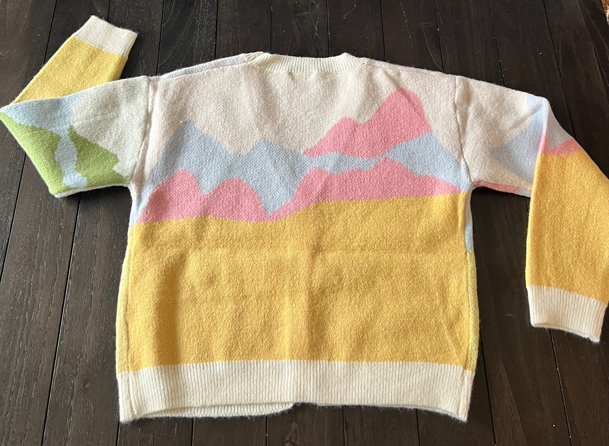 Pastel Horses Cardigan