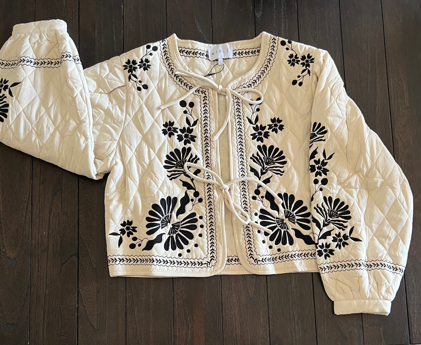 Floral Embroidered Jacket