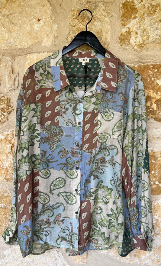 Multi Pattern Button Down