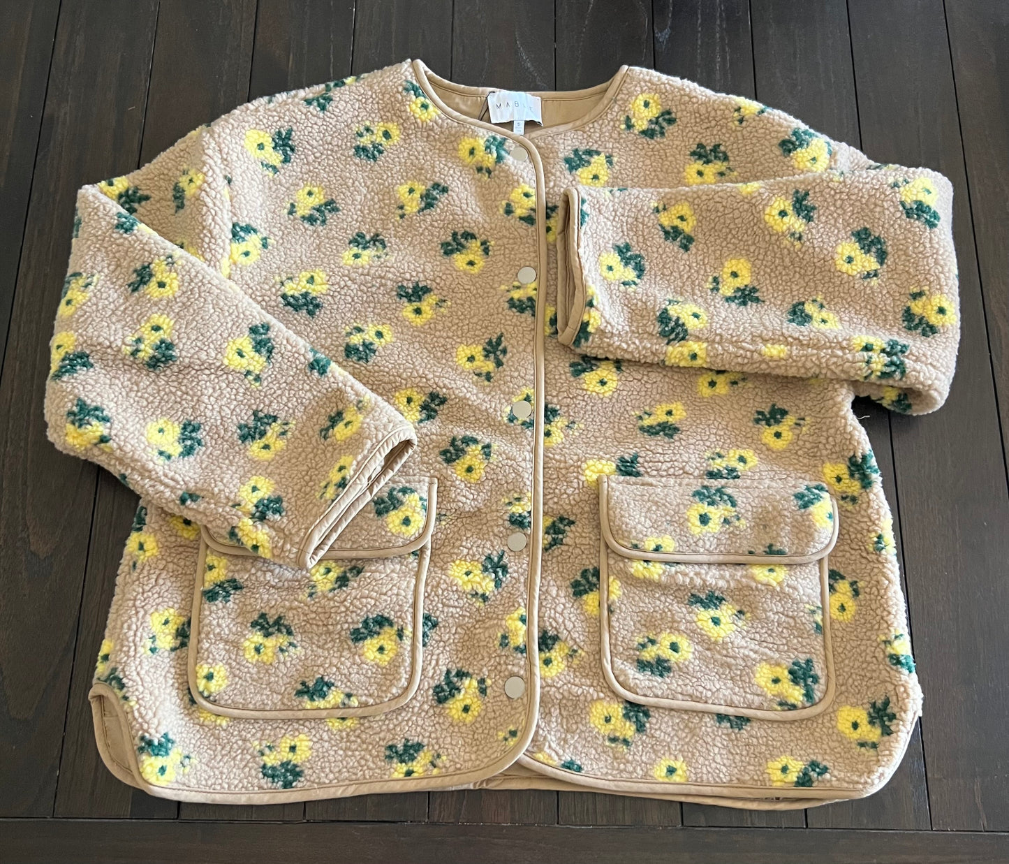 Floral Sherpa Jacket