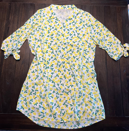 Lemon Print Dress