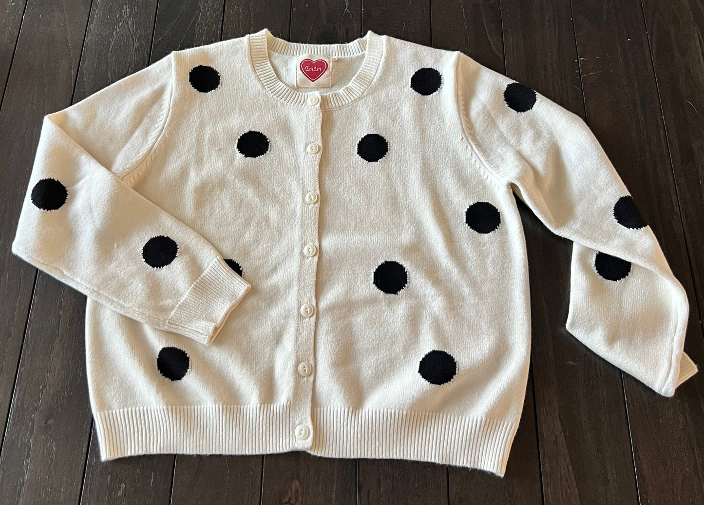 Polka Dot Cardigan