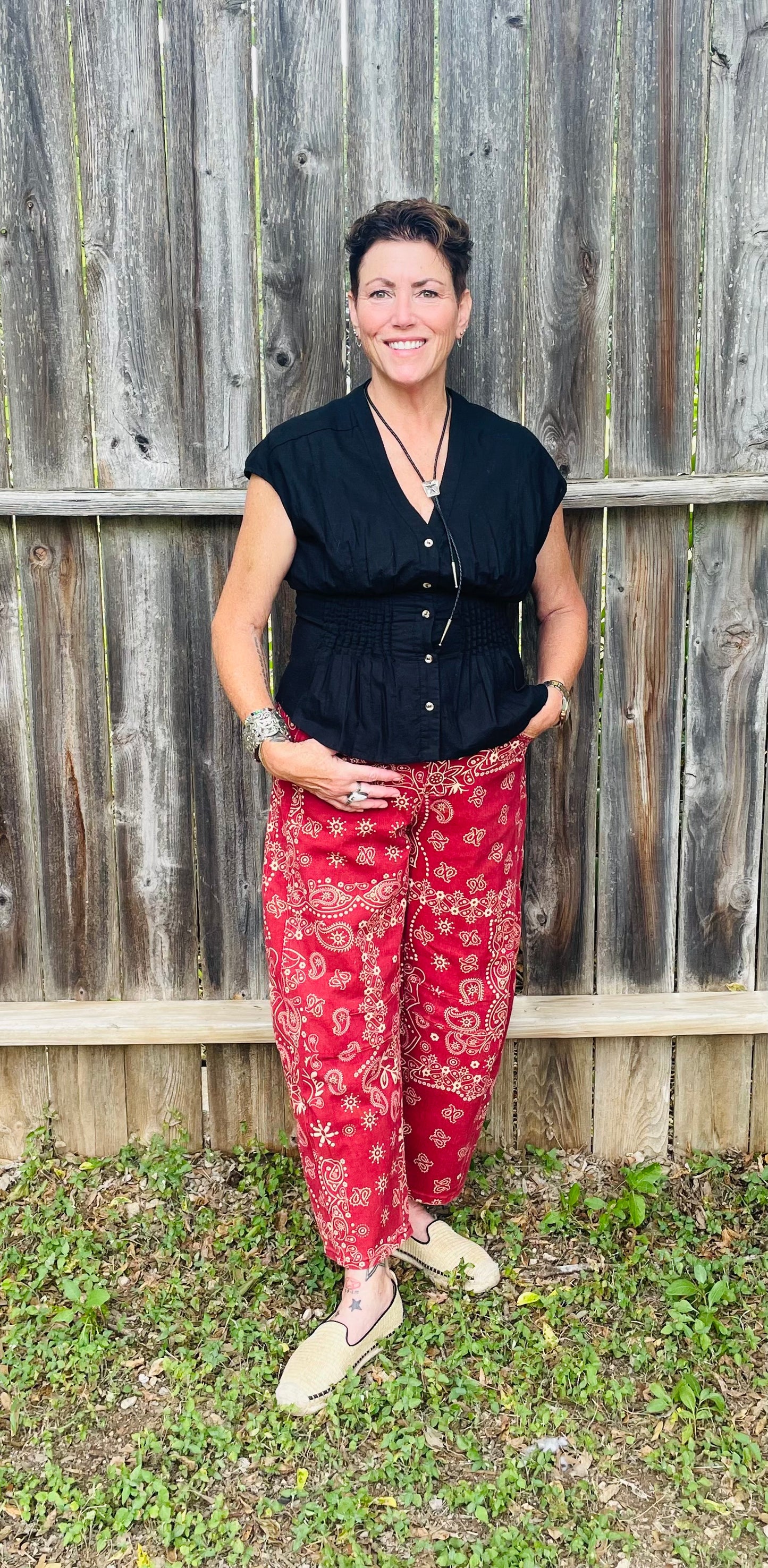Pleated Waist Blouse