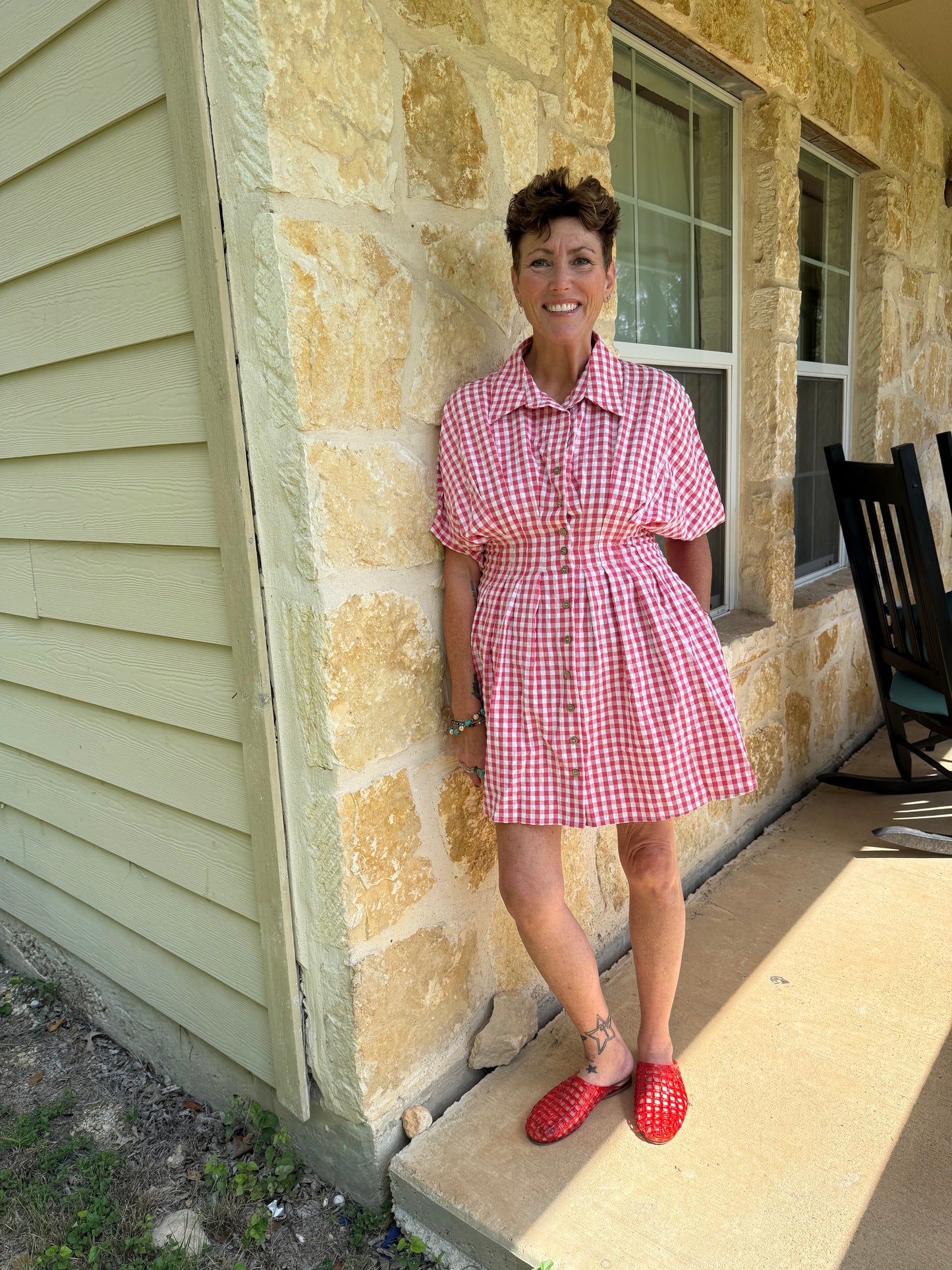Red Gingham Mini