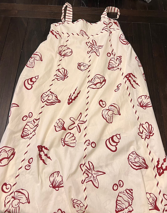 Nautical Red Dress