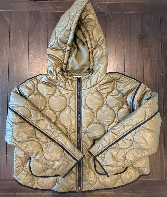 Army Green Quilted Jacket