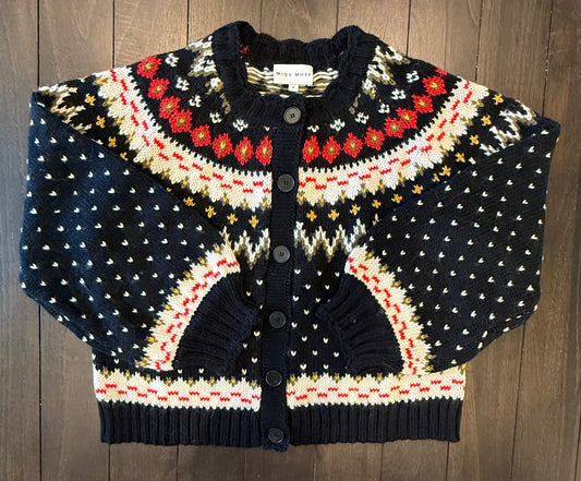 Multi Color Holiday Cardigan