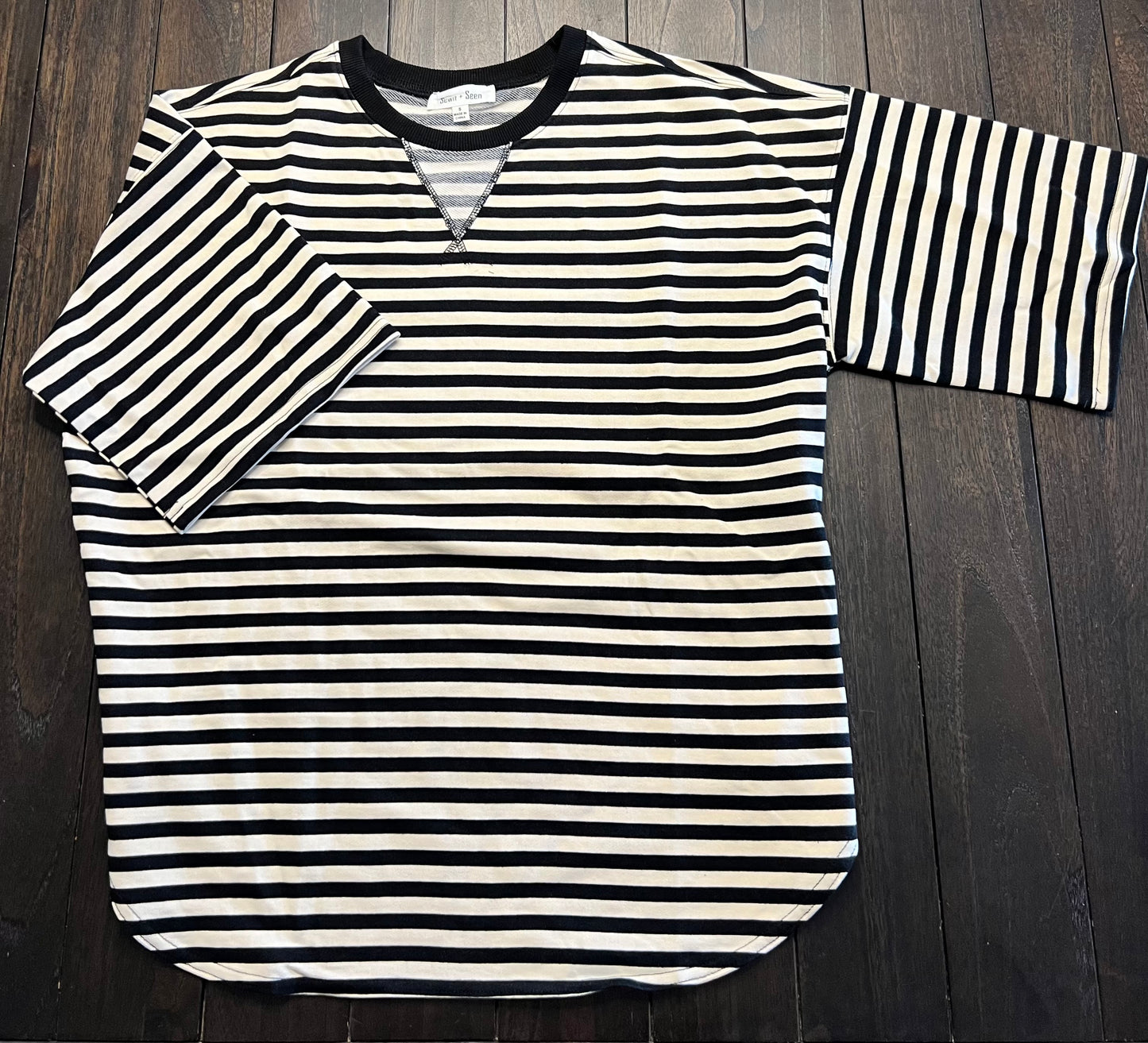 Oversized Striped Tee
